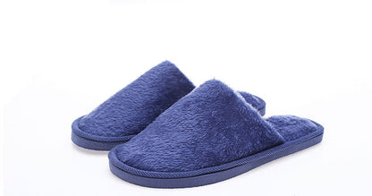 New plush indoor home autumn and winter wooden floor warm EVA moon cotton slippers Cixi