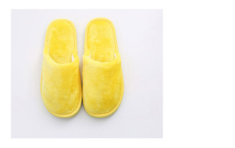 New plush indoor home autumn and winter wooden floor warm EVA moon cotton slippers Cixi