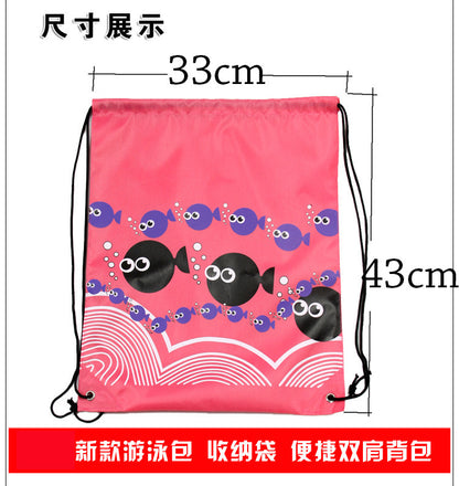 Children's diving goggles swimming set storage backpack cloth swimming cap breathing tube boys and girls snorkeling equipment