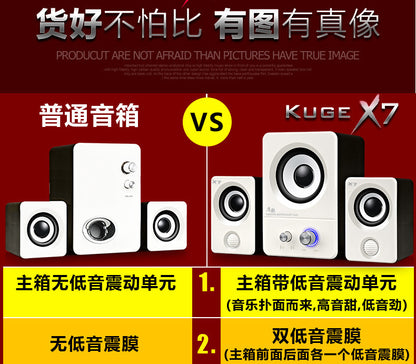 X7 laptop desktop computer audio multimedia small speaker mobile phone subwoofer mini speaker New Bluetooth