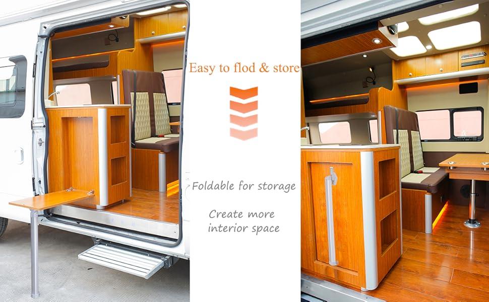 54CM-93cm camper folding telescopic table legs with two 50cm crossbars, adjustable table legs telescoping legs rv table legs