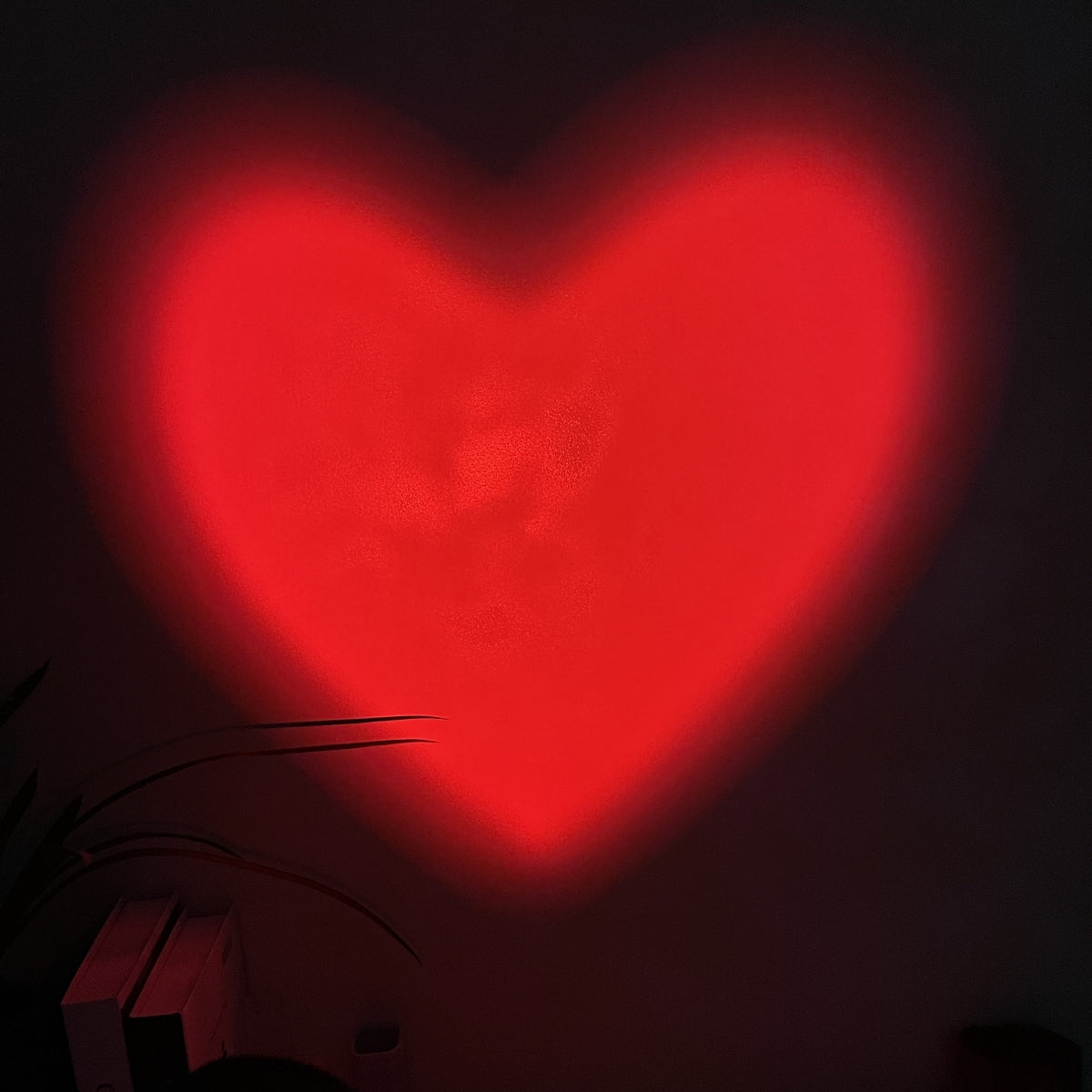 Red Heart Projection Mood Light