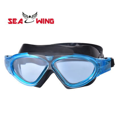 Large-Frame Swimming Goggles Liquid Silicone New Waterproof Diving Outdoor Sports Equipment Glasses Diving Goggles Wholesale
