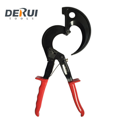 Delui Tools Hs-520A Ratchet Cable Cutter Manual Mechanical Cable Scissors Insulated Gear Bolt Cutter