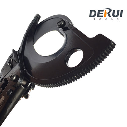 Delui Tools Hs-520A Ratchet Cable Cutter Manual Mechanical Cable Scissors Insulated Gear Bolt Cutter