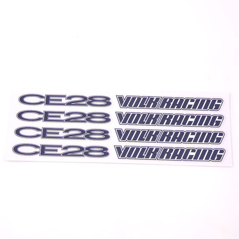 CE28 volk racing modified wheel hub car sticker CE28 wheel tire tire steel ring car sticker