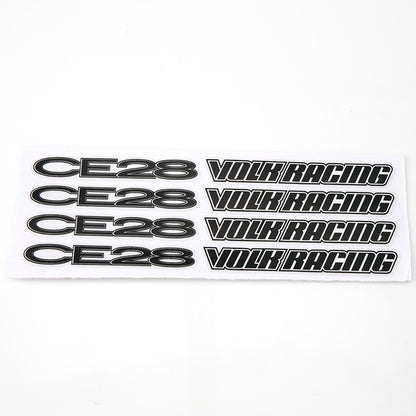 CE28 volk racing modified wheel hub car sticker CE28 wheel tire tire steel ring car sticker