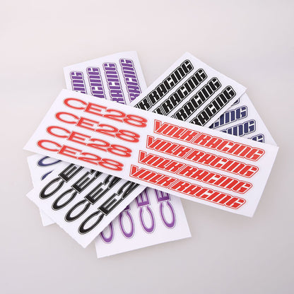 CE28 volk racing modified wheel hub car sticker CE28 wheel tire tire steel ring car sticker