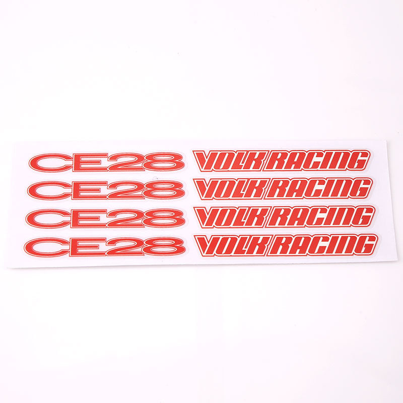 CE28 volk racing modified wheel hub car sticker CE28 wheel tire tire steel ring car sticker