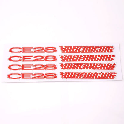 CE28 volk racing modified wheel hub car sticker CE28 wheel tire tire steel ring car sticker