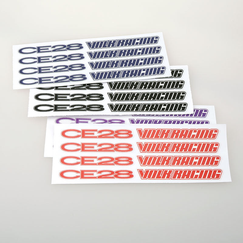 CE28 volk racing modified wheel hub car sticker CE28 wheel tire tire steel ring car sticker