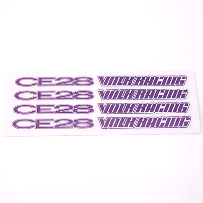 CE28 volk racing modified wheel hub car sticker CE28 wheel tire tire steel ring car sticker