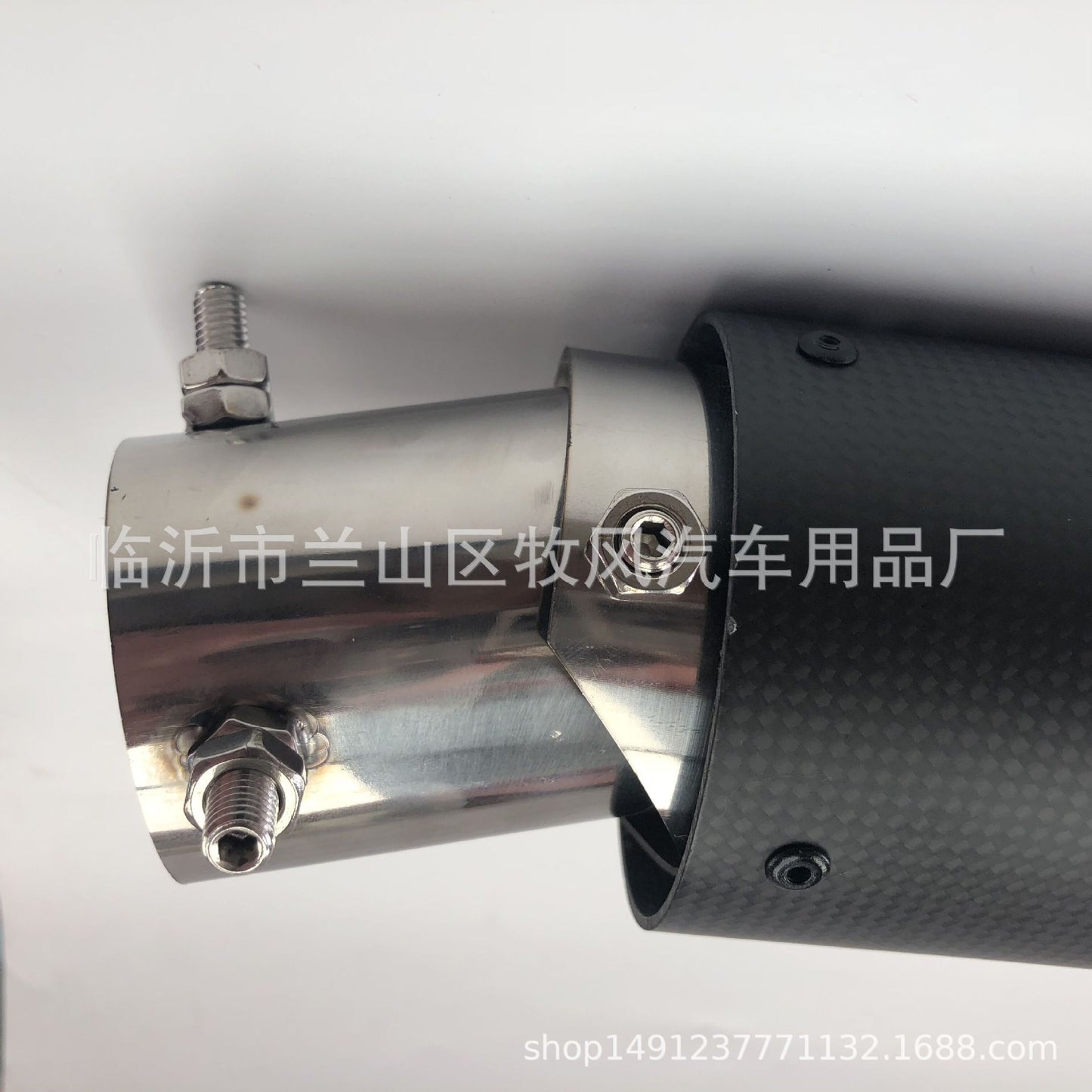 Carbon Fiber Tail Throat Car Exhaust Tail Pipe Lower Bend Multi-Directional Adjustable Curved Tail Throat Scorpio Ak Standard Tail Pipe