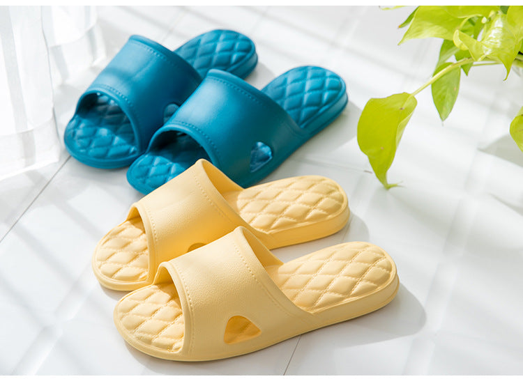 Feeling of stepping on excrement EVA men's and women's bathroom spring and summer home soft bottom household indoor bath sandals and slippers Outdoor