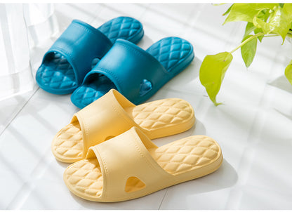 Feeling of stepping on excrement EVA men's and women's bathroom spring and summer home soft bottom household indoor bath sandals and slippers Outdoor