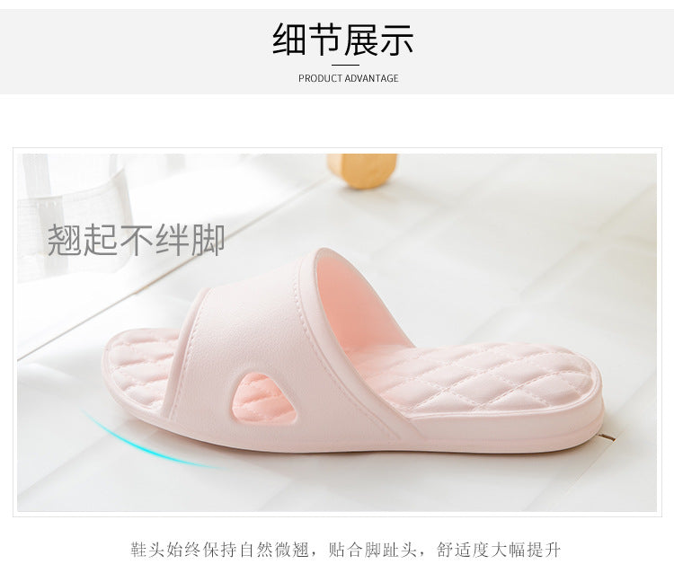 Feeling of stepping on excrement EVA men's and women's bathroom spring and summer home soft bottom household indoor bath sandals and slippers Outdoor
