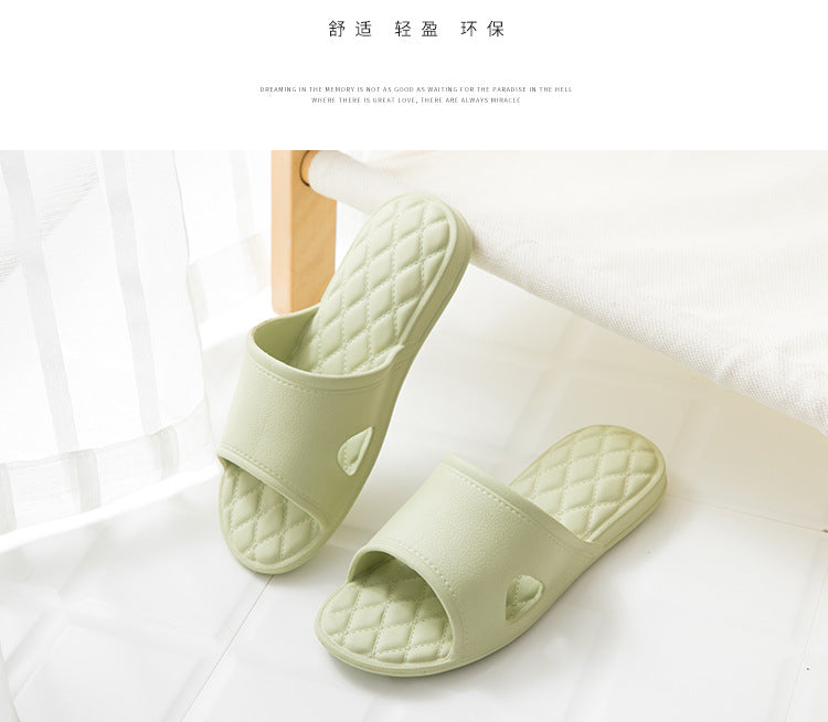 Feeling of stepping on excrement EVA men's and women's bathroom spring and summer home soft bottom household indoor bath sandals and slippers Outdoor