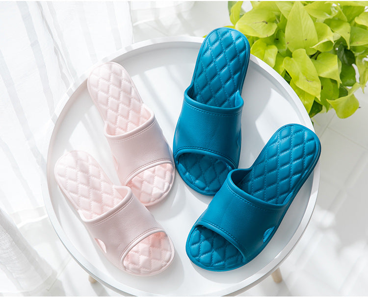 Feeling of stepping on excrement EVA men's and women's bathroom spring and summer home soft bottom household indoor bath sandals and slippers Outdoor