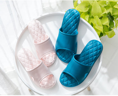 Feeling of stepping on excrement EVA men's and women's bathroom spring and summer home soft bottom household indoor bath sandals and slippers Outdoor