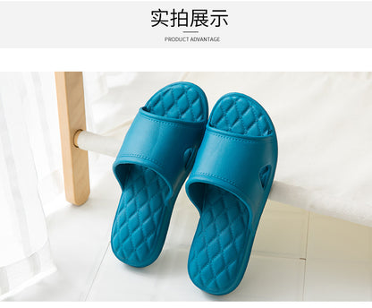 Feeling of stepping on excrement EVA men's and women's bathroom spring and summer home soft bottom household indoor bath sandals and slippers Outdoor