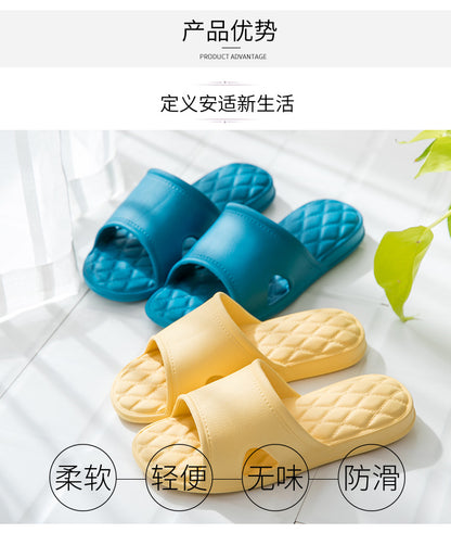 Feeling of stepping on excrement EVA men's and women's bathroom spring and summer home soft bottom household indoor bath sandals and slippers Outdoor