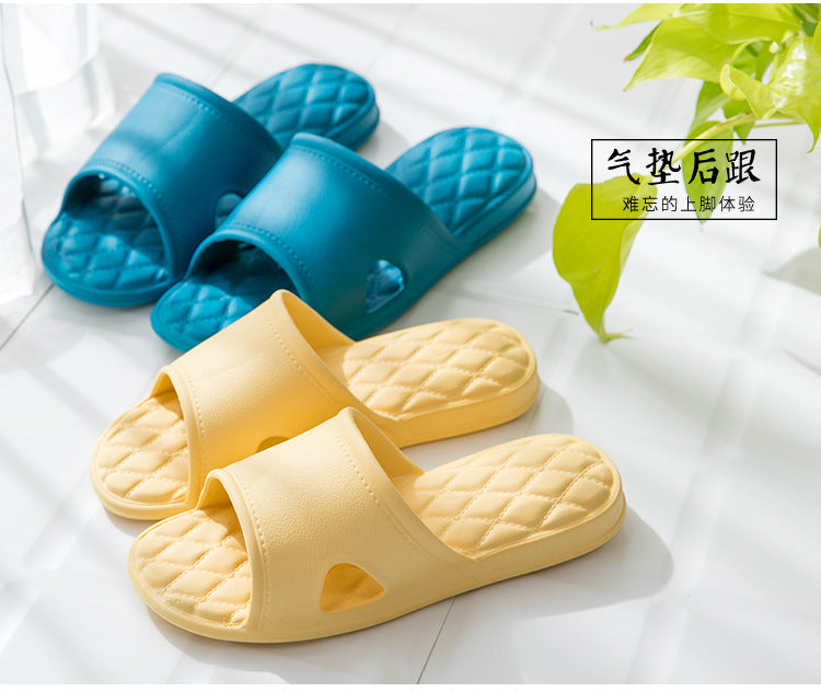 Feeling of stepping on excrement EVA men's and women's bathroom spring and summer home soft bottom household indoor bath sandals and slippers Outdoor