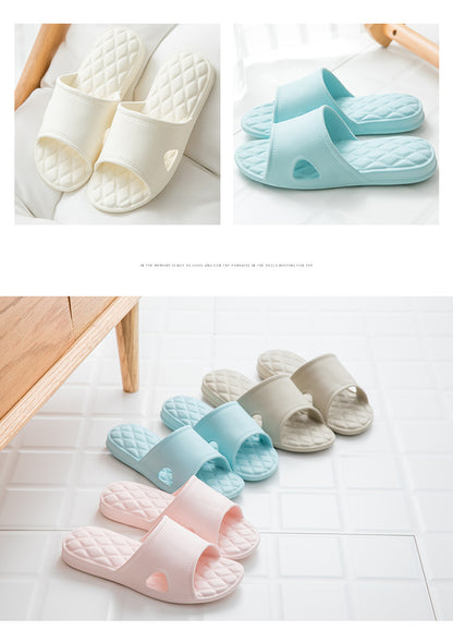 Feeling of stepping on excrement EVA men's and women's bathroom spring and summer home soft bottom household indoor bath sandals and slippers Outdoor