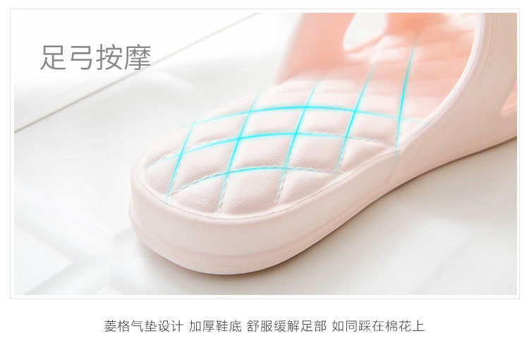 Feeling of stepping on excrement EVA men's and women's bathroom spring and summer home soft bottom household indoor bath sandals and slippers Outdoor