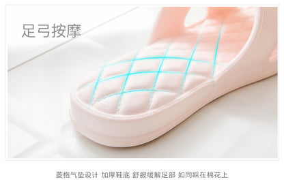 Feeling of stepping on excrement EVA men's and women's bathroom spring and summer home soft bottom household indoor bath sandals and slippers Outdoor