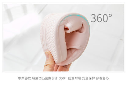 Feeling of stepping on excrement EVA men's and women's bathroom spring and summer home soft bottom household indoor bath sandals and slippers Outdoor