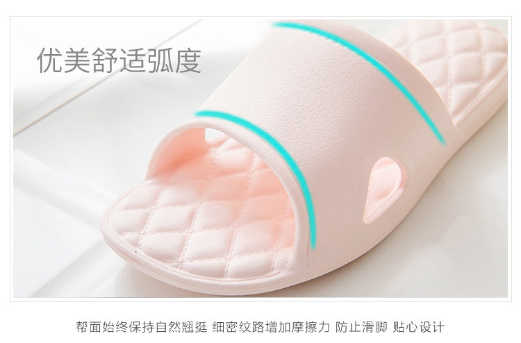 Feeling of stepping on excrement EVA men's and women's bathroom spring and summer home soft bottom household indoor bath sandals and slippers Outdoor