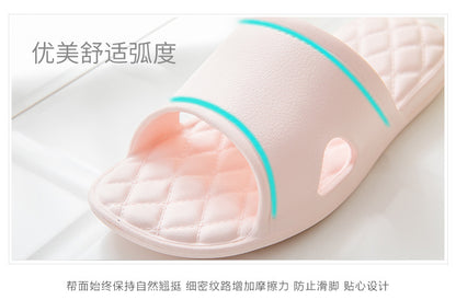 Feeling of stepping on excrement EVA men's and women's bathroom spring and summer home soft bottom household indoor bath sandals and slippers Outdoor