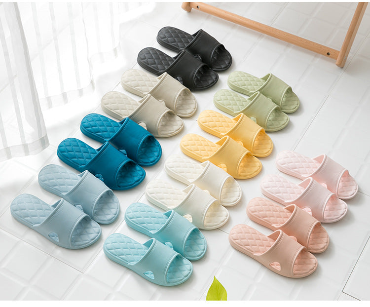 Feeling of stepping on excrement EVA men's and women's bathroom spring and summer home soft bottom household indoor bath sandals and slippers Outdoor