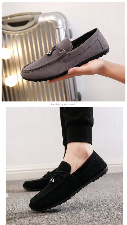 Men's loafers men's casual shoes, Korean style trendy cloth shoes, loafers, 2020 New