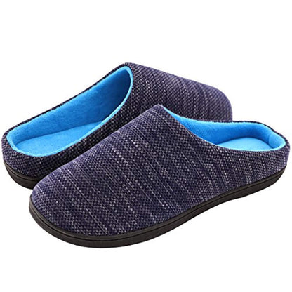 Spot cross-border e-commerce Amazon men and women memory sponge TPR slippers coral fleece slippers