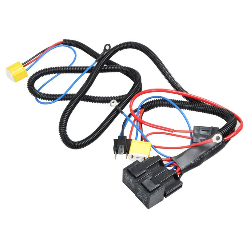 Car Headlight Brightening Wire Harness Halogen Lamp H4 Car Light Wire Set Modified Brightener Led Cross-Border Low Beam and High Beam