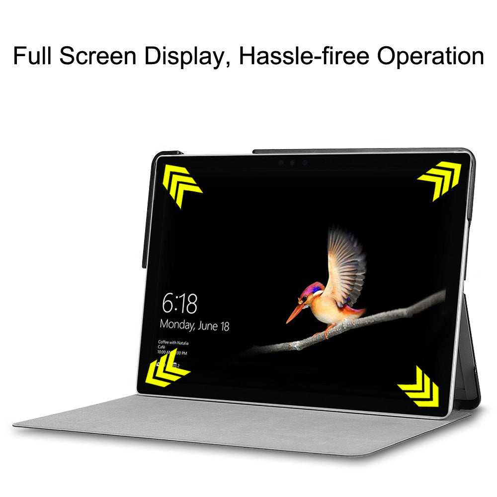 for 2020 microsoft Surface go2/Surface go castor pattern insert pen with keyboard case