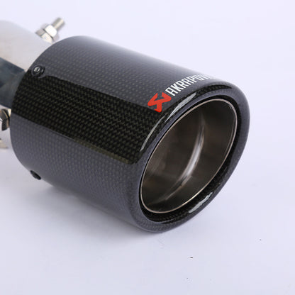 Carbon Fiber Tail Throat Car Exhaust Tail Pipe Lower Bend Multi-Directional Adjustable Curved Tail Throat Scorpio Ak Standard Tail Pipe