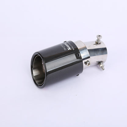 Carbon Fiber Tail Throat Car Exhaust Tail Pipe Lower Bend Multi-Directional Adjustable Curved Tail Throat Scorpio Ak Standard Tail Pipe