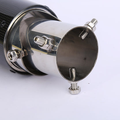 Carbon Fiber Tail Throat Car Exhaust Tail Pipe Lower Bend Multi-Directional Adjustable Curved Tail Throat Scorpio Ak Standard Tail Pipe