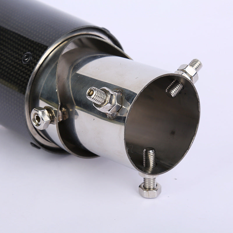Carbon Fiber Tail Throat Car Exhaust Tail Pipe Lower Bend Multi-Directional Adjustable Curved Tail Throat Scorpio Ak Standard Tail Pipe