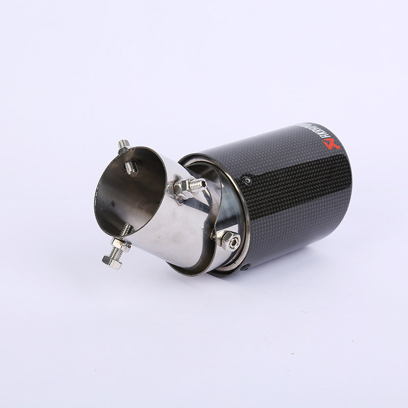 Carbon Fiber Tail Throat Car Exhaust Tail Pipe Lower Bend Multi-Directional Adjustable Curved Tail Throat Scorpio Ak Standard Tail Pipe