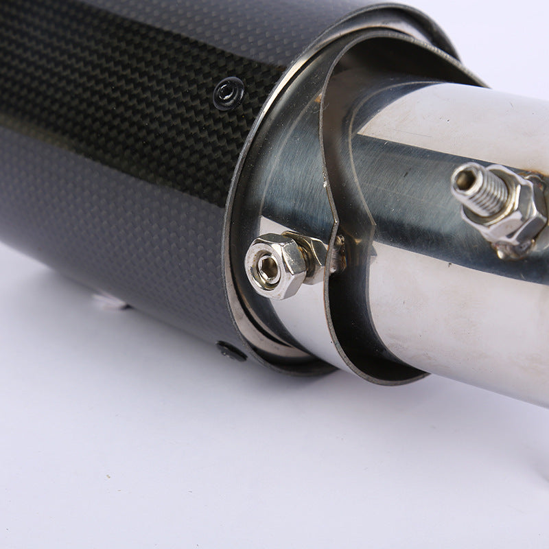 Carbon Fiber Tail Throat Car Exhaust Tail Pipe Lower Bend Multi-Directional Adjustable Curved Tail Throat Scorpio Ak Standard Tail Pipe
