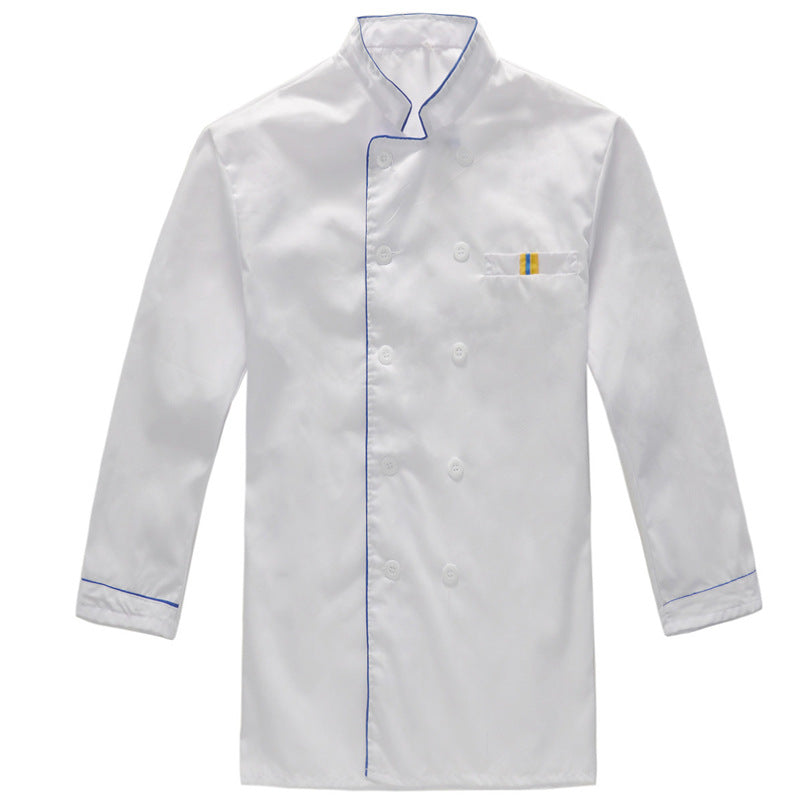 Restaurant and Cafeteria Kitchen Uniforms, Hotel Chef Work Clothes, Autumn and Winter Clothing, Hotel Long-Sleeved Chef Uniforms, Custom Logo for Men