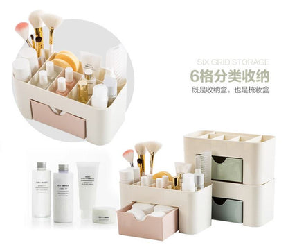 Drawer-Type Cosmetic Storage Box, Makeup Brush Organizer, Jewelry, Skin Care Products, Lipstick, Facial Mask Compartment Box