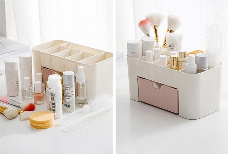 Drawer-Type Cosmetic Storage Box, Makeup Brush Organizer, Jewelry, Skin Care Products, Lipstick, Facial Mask Compartment Box