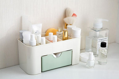 Drawer-Type Cosmetic Storage Box, Makeup Brush Organizer, Jewelry, Skin Care Products, Lipstick, Facial Mask Compartment Box