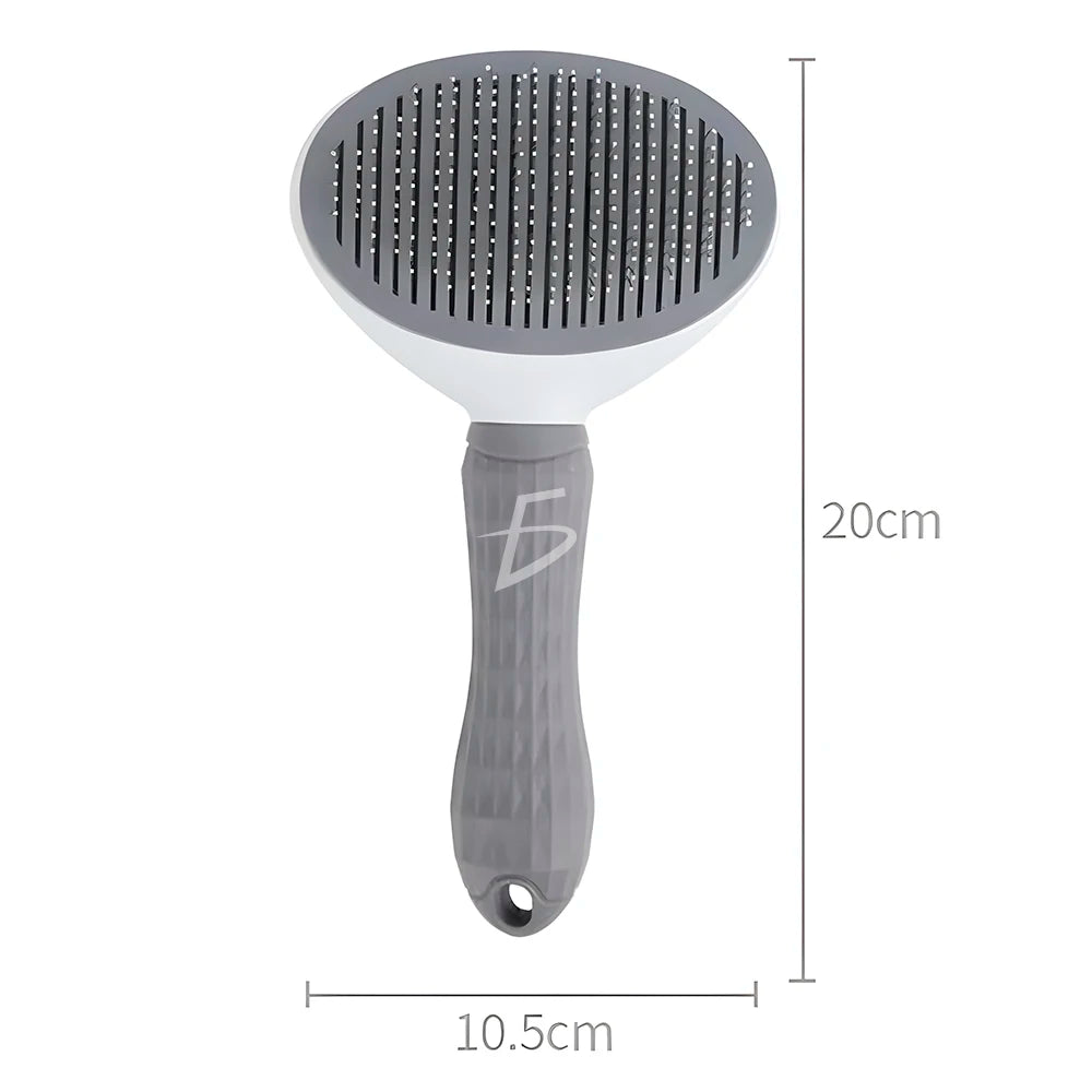 Convenient Plastic Bristle Brush for Long or Short Hair