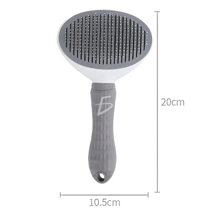 Convenient Plastic Bristle Brush for Long or Short Hair
