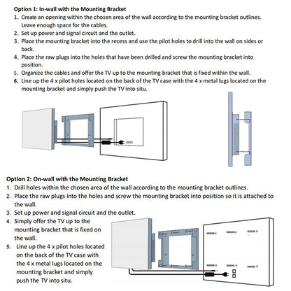 Souria 32inch Smart Mirror Touchscreen FHD LED TV Water Resistant Magic Android Bluetooth DTV Tuner Bathroom SPA Kitchen